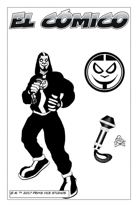 Prime Vice Studios sequential art 
El Comico
Clokas 
cartoon 
intellectual property
Black owned business