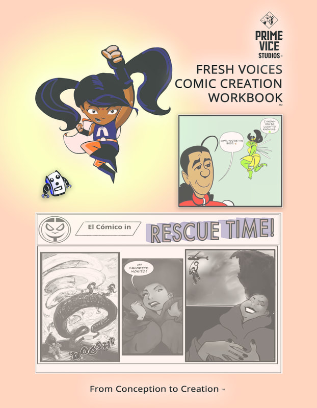 Prime Vice Studios, LLC sequential art workshop understanding comics fresh voices comic creation workbook intellectual property